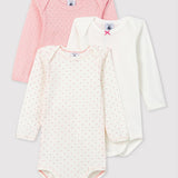 3 PACK BABIES' L/S BODYSUITS