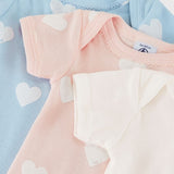 3 PACK BABIES' S/S BODYSUITS