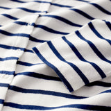 WOMENS' BRETON STRIPE CARDIGAN