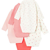 5 PACK CROSSOVER L/S BODYSUITS