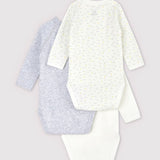 3 PACK BABIES' L/S BODYSUITS