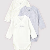 3 PACK BABIES' L/S BODYSUITS