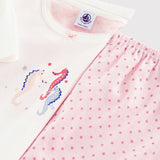 TODDLER GIRLS' SEAHORSE MOTIF SHORT PYJAMAS