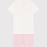 TODDLER GIRLS' SEAHORSE MOTIF SHORT PYJAMAS