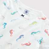 TODDLER GIRLS' SEAHORSE SHORT PYJAMAS