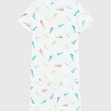 TODDLER GIRLS' SEAHORSE SHORT PYJAMAS