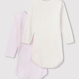 2 PACK BABIES' MILLERAIES L/S BODYSUITS