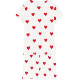 TODDLER GIRLS' RED HEART SHORT PYJAMAS