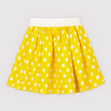 TODDLER GIRLS' LINEN POLKADOT SKIRT
