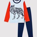TODDLER BOYS' WOLF PYJAMAS