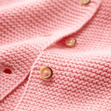 BABIES' WOOL/COTTON CARDIGAN