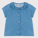 BABIES' DENIM BLOUSE