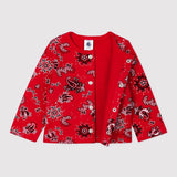 BABIES' PAISLEY PRINTED CARDIGAN