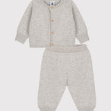 2 PIECE BABIES' WOOL BLEND ENSEMBLE
