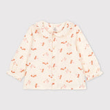 BABIES' BIRD PRINT BLOUSE