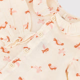 BABIES' BIRD PRINT BLOUSE