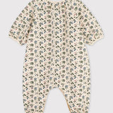 BABIES' FLORAL JERSEY ALL-IN-ONE