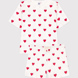 WOMENS' HEART SHORT PYJAMAS