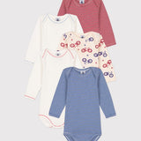 5 PACK BABIES' L/S BODYSUITS