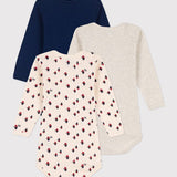3 PACK BABIES' L/S BODYSUITS