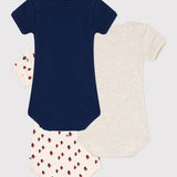 3 PACK BABIES' S/S BODYSUITS