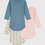 3 PACK BABIES' L/S BODYSUITS