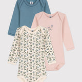3 PACK BABIES' L/S BODYSUITS