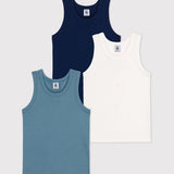 3 PACK BOYS' SINGLETS