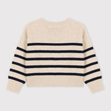 BRETON STRIPED WOOL BLENDED PULLOVER