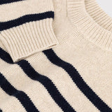 BRETON STRIPED WOOL BLENDED PULLOVER